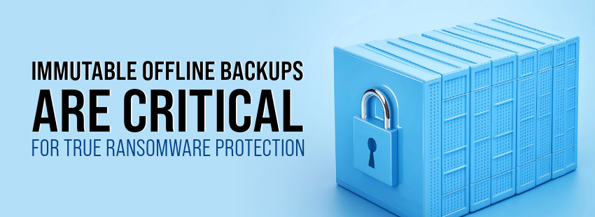 Immutable offline backups